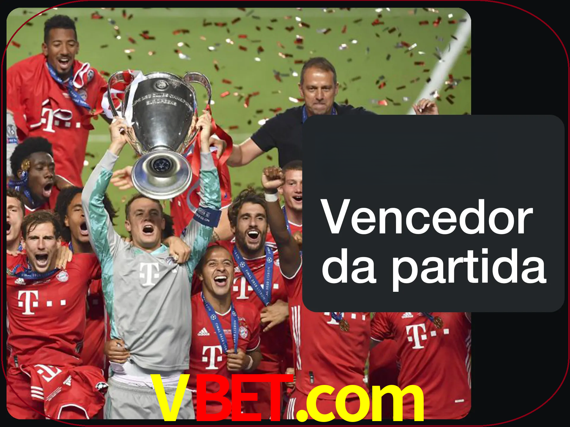 Aposte no vencedor e ganhe uma grande quantia de dinheiro.
