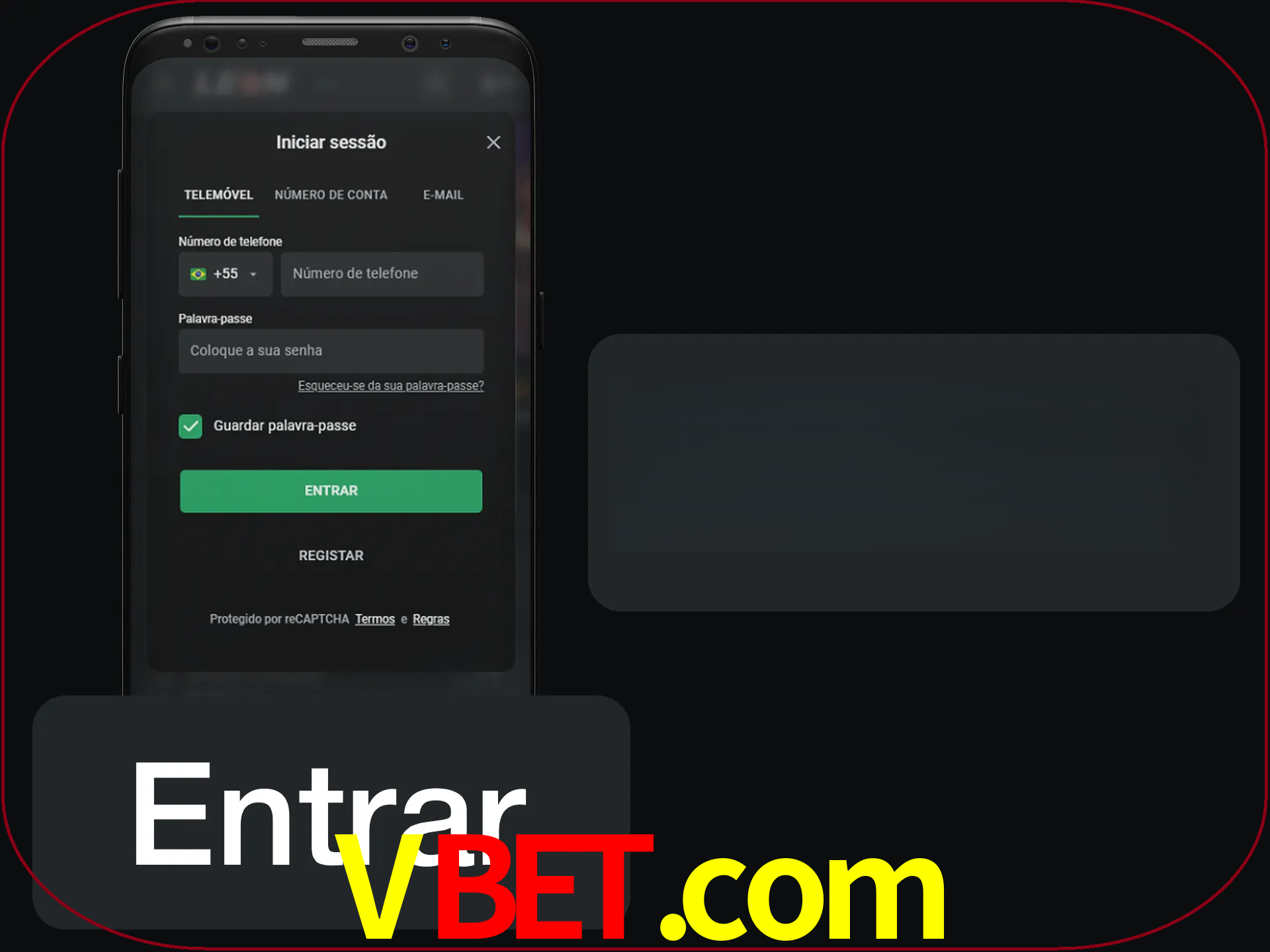 Faça o login para começar a apostar e jogar no cassino.