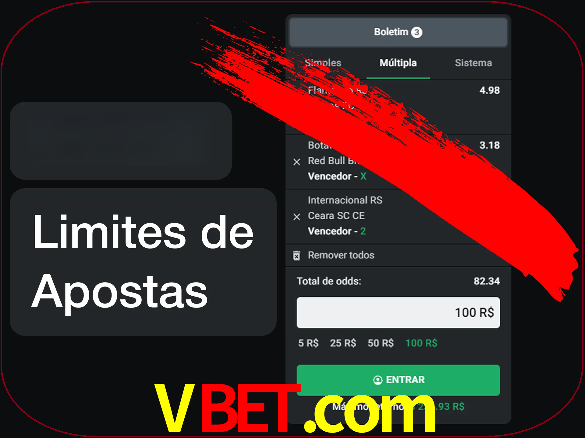 Não faça apostas loucas.